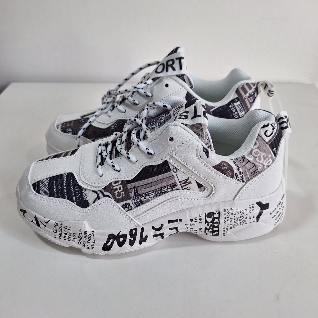 Zapato - Estampado negro