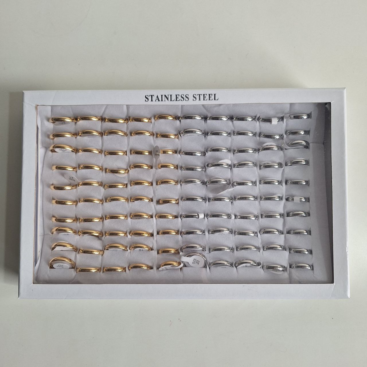 Anillos  - Alianza, caja con 100 