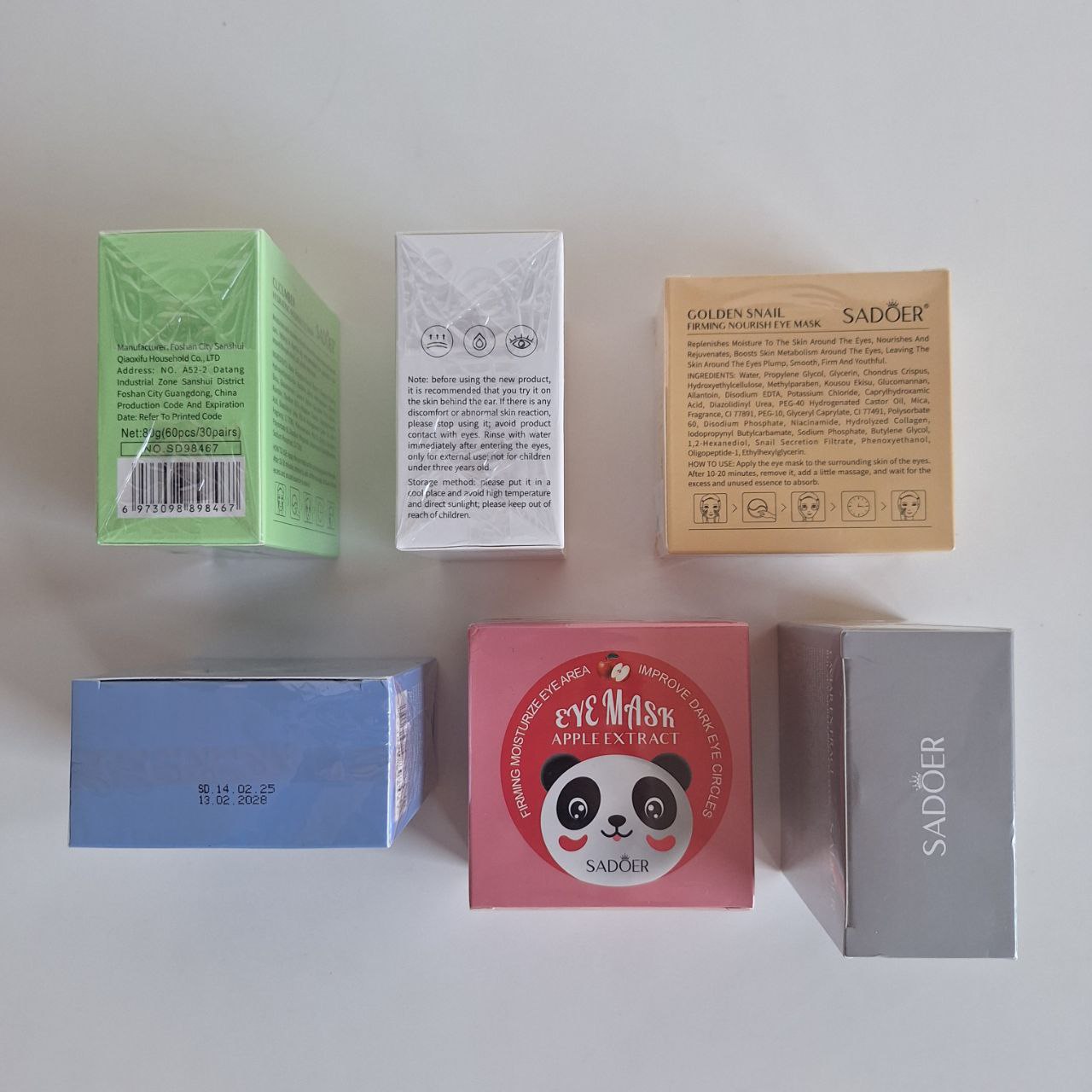 Mascarilla - Parche para ojo en pomo 60pcs/30 pares 
