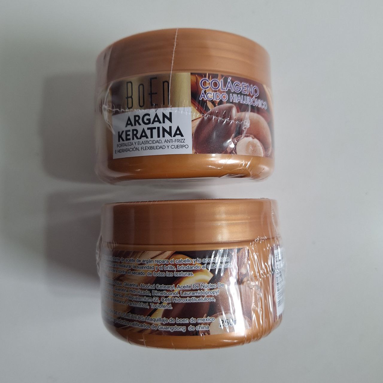 Tratamiento para el Cabello  - Argán Keratina, Colágeno Ácido Hialurónico ( 250 ml )