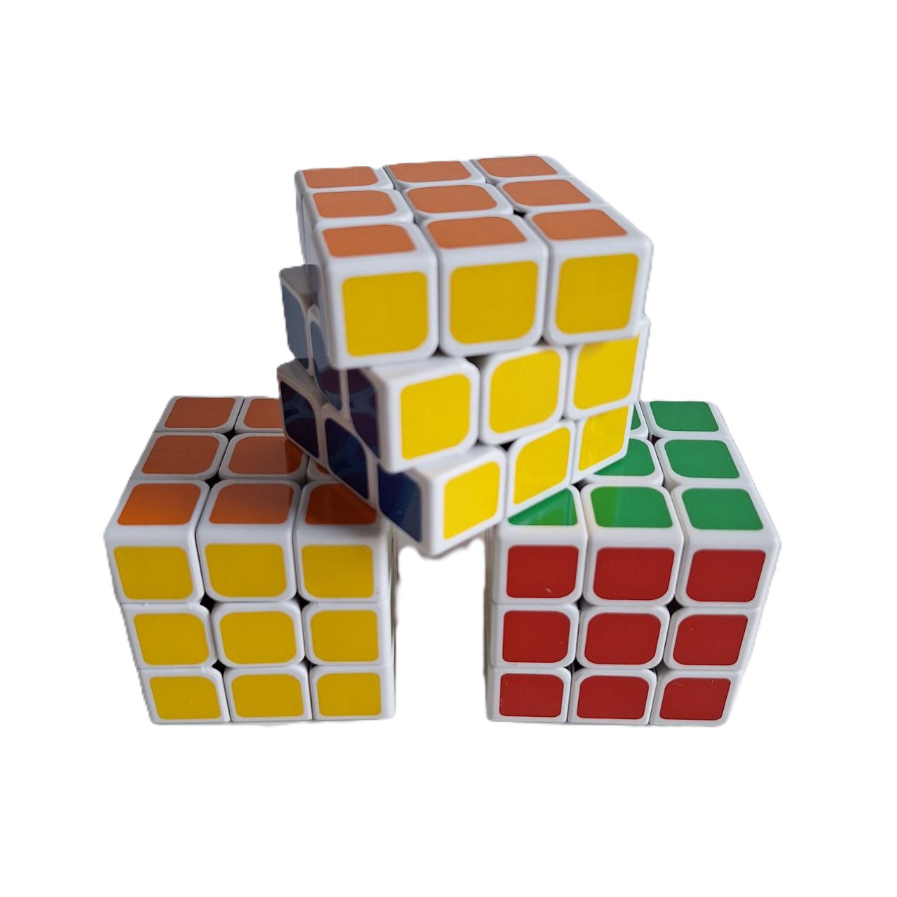 Cubo Rubik - Blanco, Caja Blanca con 6 Unidades